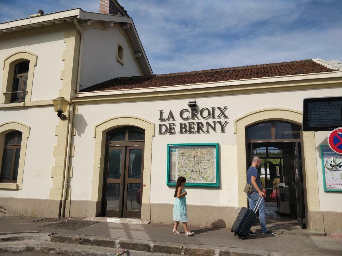 Le Parisien T1Antony-Berny By Beds4Wanderlust - 35M2 Avec Balcon - Aeroport Orly 5Miles - Train Station Rer B Orlyval 1Mile Appartement Buitenkant foto